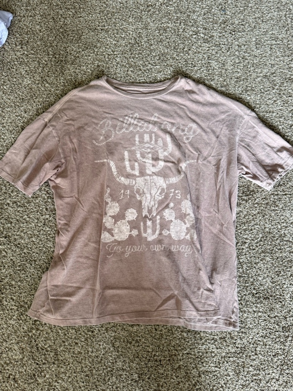 Billabong Women's Short-Sleeve Graphic Tee - Dusty Mauve